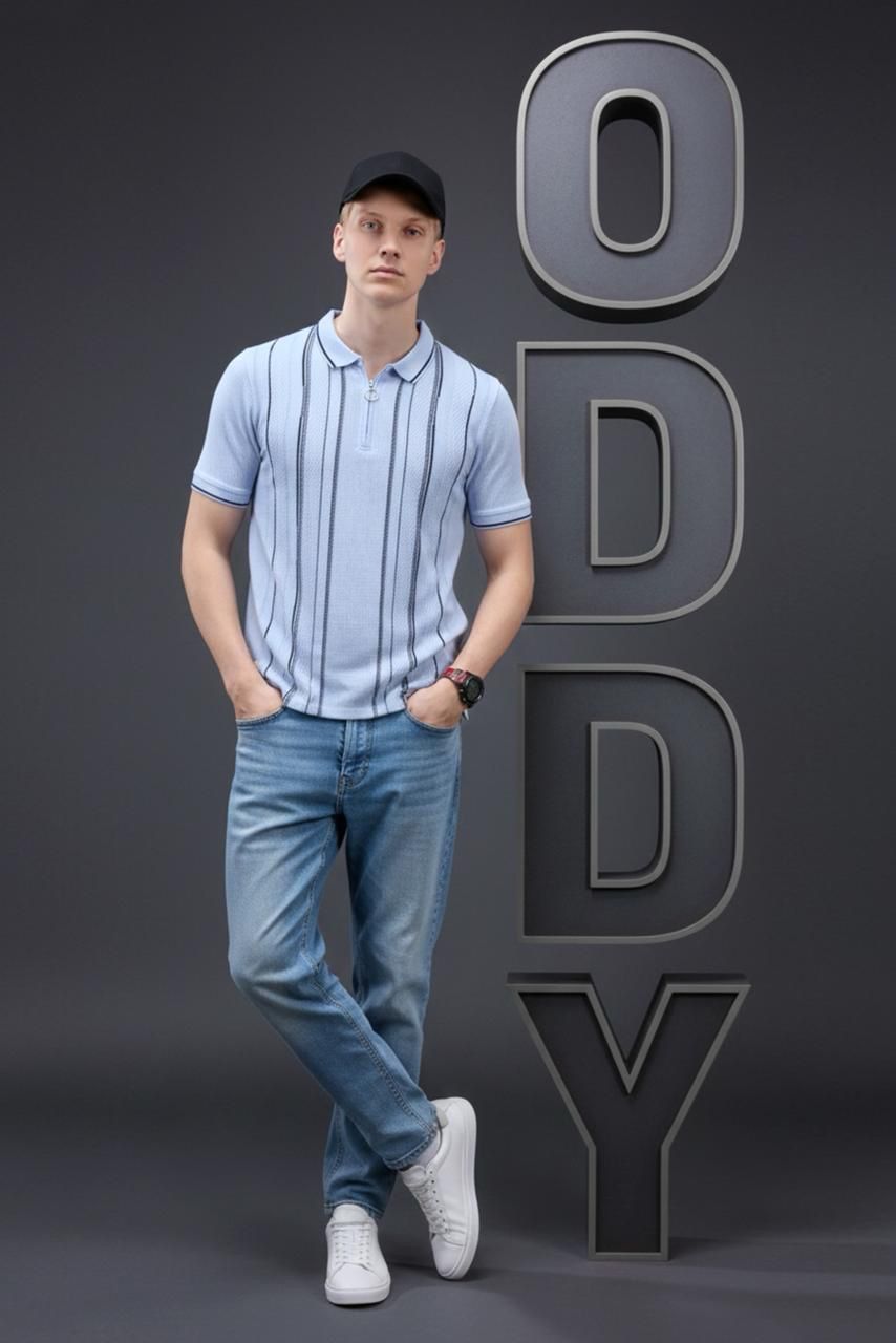 658 Rze-19-21 Oddy Boy Jacquard Mens Tshirts Supplier India