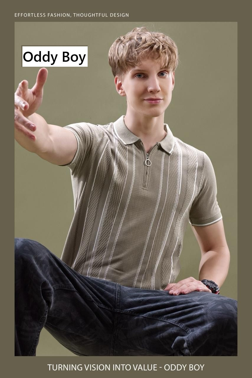 658 Rze-19-21 Oddy Boy Jacquard Mens Tshirts Supplier India