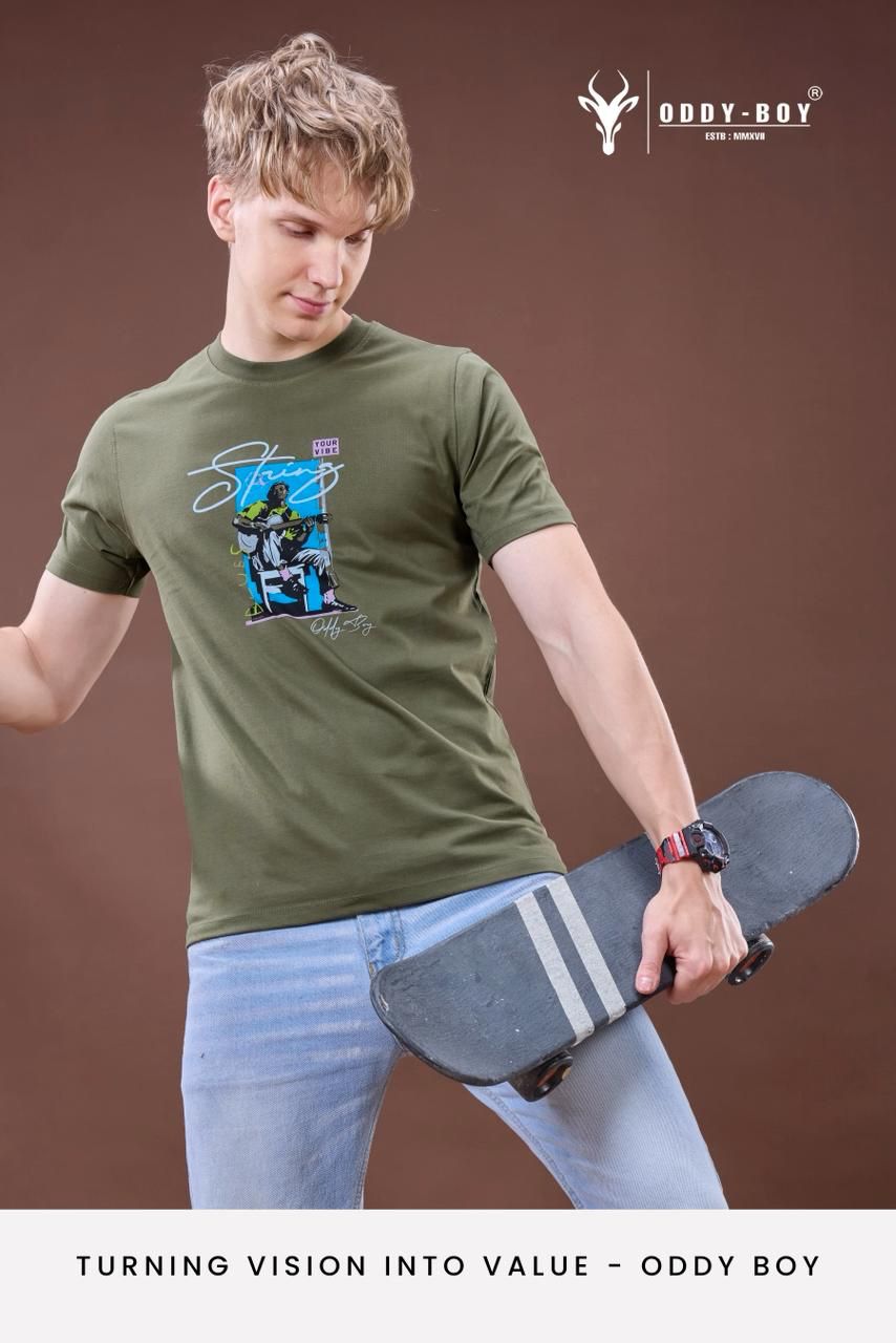 660 Sge 19-22 Oddy Boy Cotton Mens Tshirts Wholesaler India
