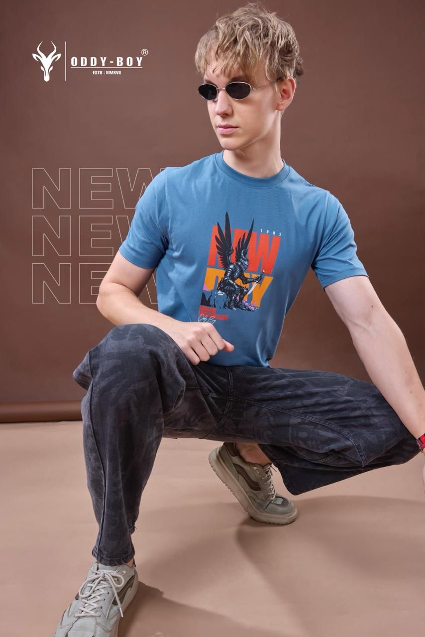 660 Sge 19-22 Oddy Boy Cotton Mens Tshirts Wholesaler India