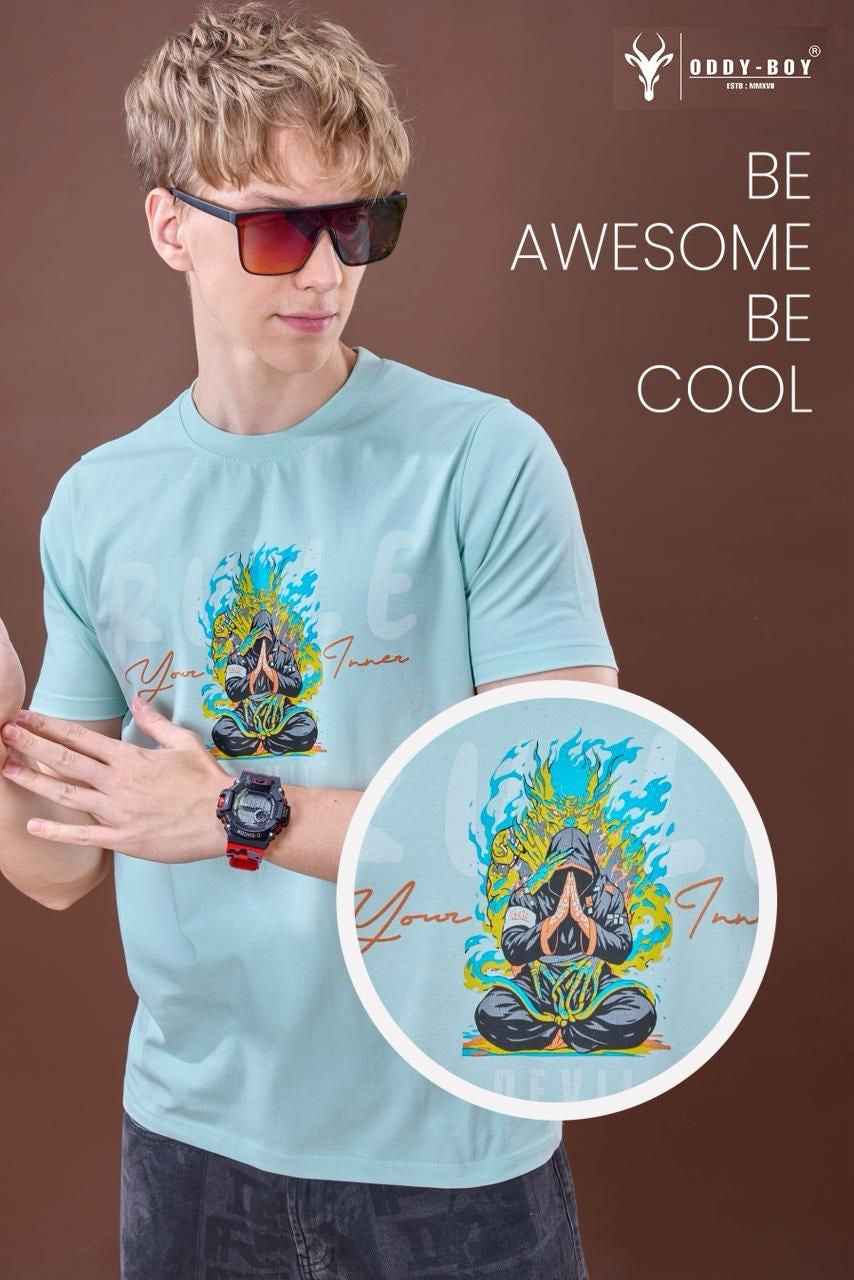 660 Sge 19-22 Oddy Boy Cotton Mens Tshirts Wholesaler India