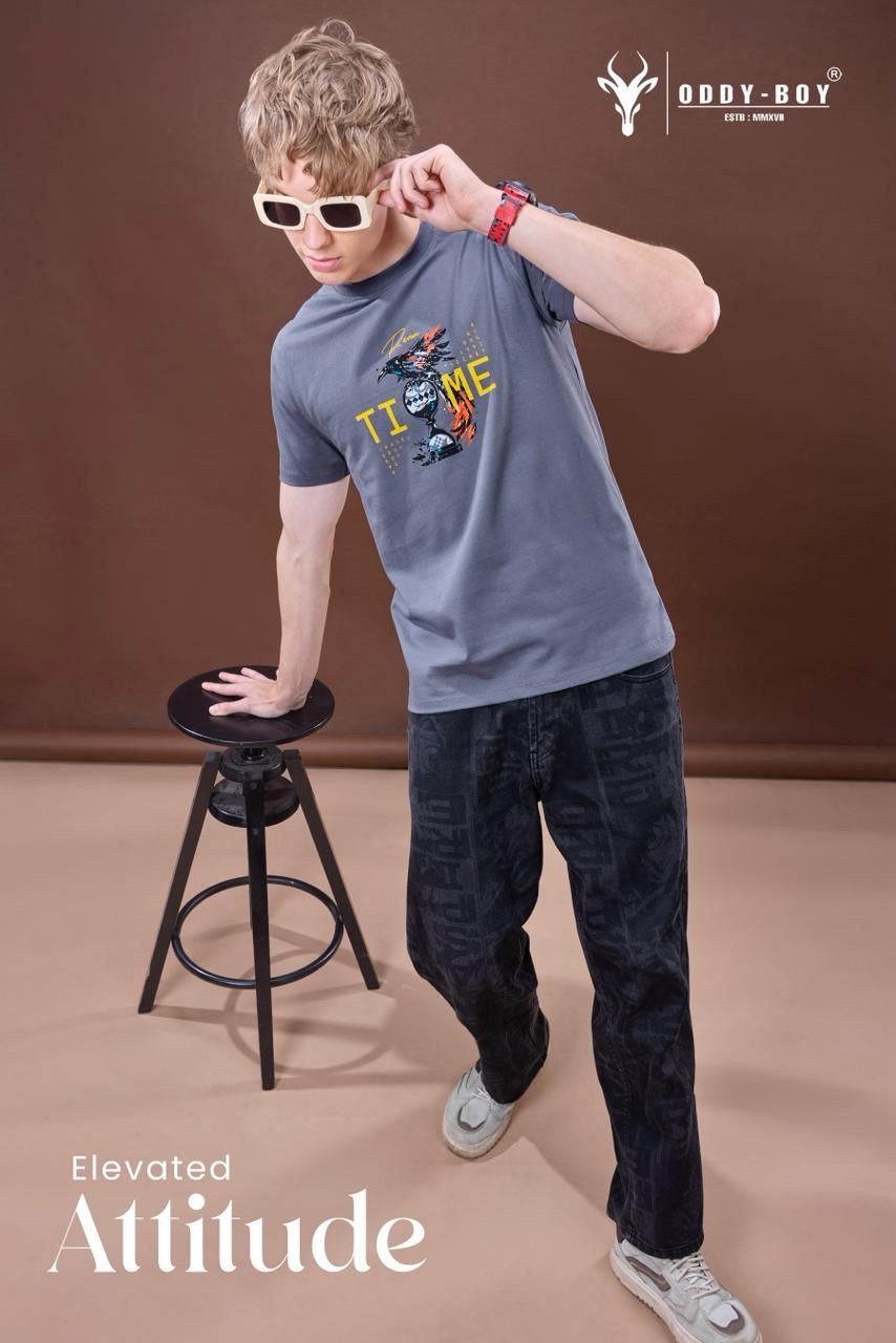 660 Sge 19-22 Oddy Boy Cotton Mens Tshirts Wholesaler India