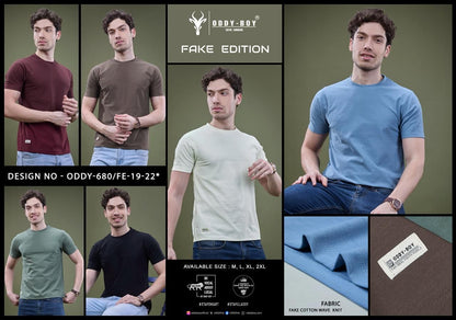 680 Fe 19-22 Oddy Boy Knit Mens Tshirts Wholesaler Ahmedabad