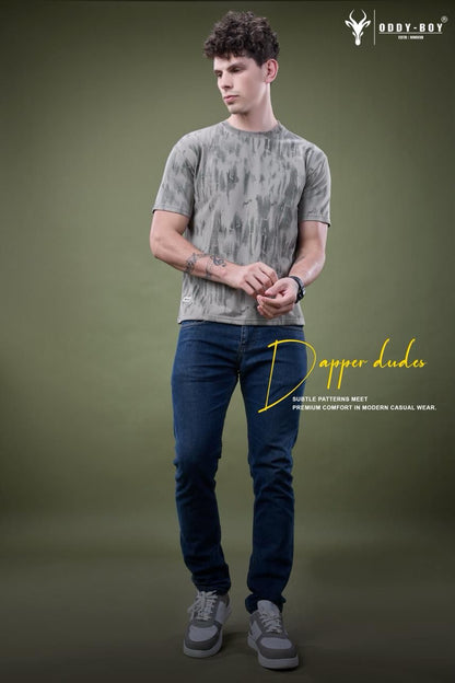686/Hhp-19-21 Oddy Boy Looper Mens Tshirts Manufacturer Gujarat