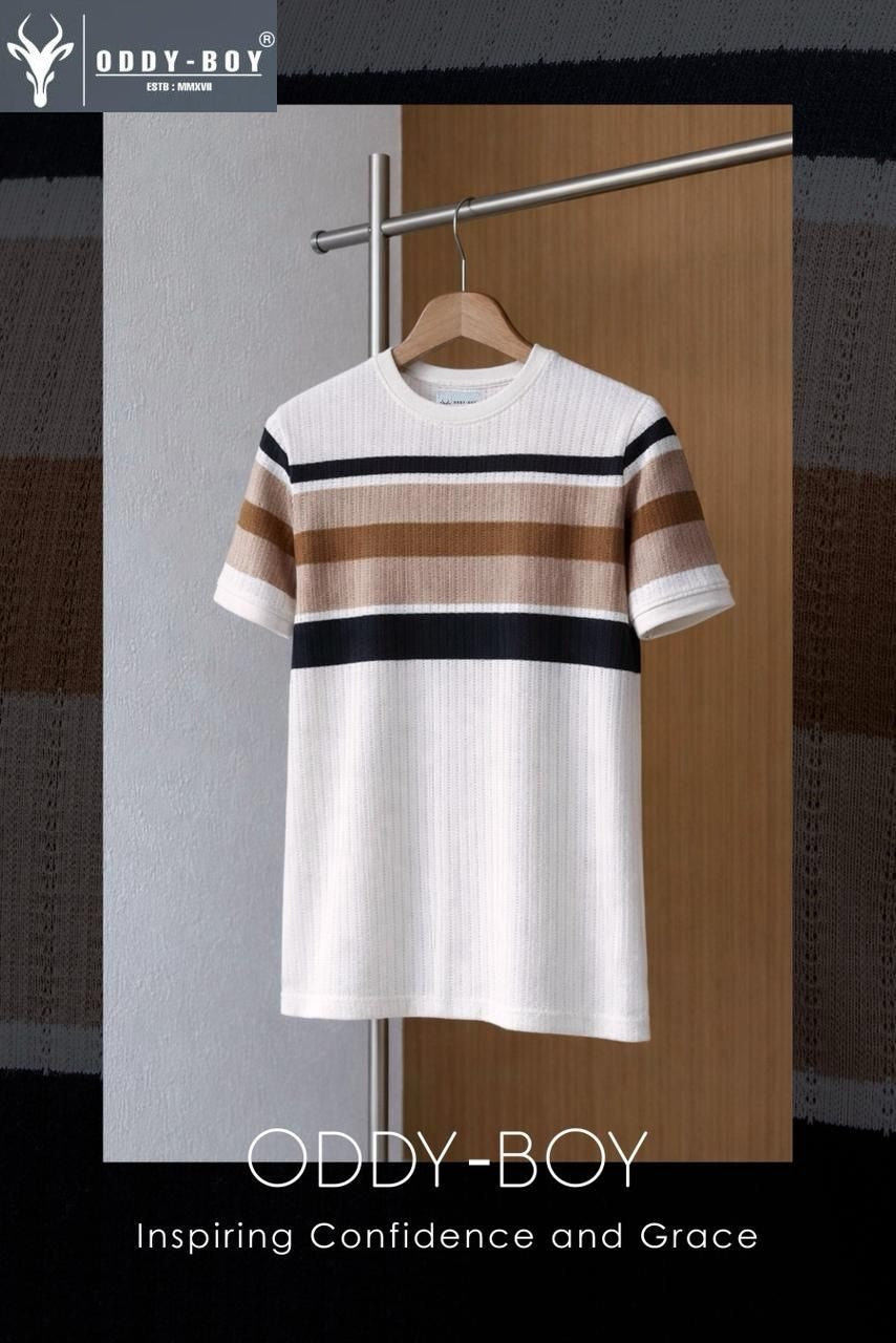695 Se 19-22 Oddy Boy Auto Stripes Mens Tshirts Wholesaler India