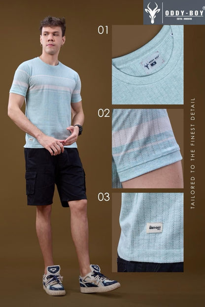 695 Se 19-22 Oddy Boy Auto Stripes Mens Tshirts Wholesaler India