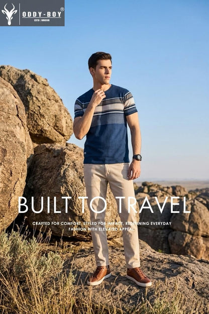 695 Se 19-22 Oddy Boy Auto Stripes Mens Tshirts Wholesaler India