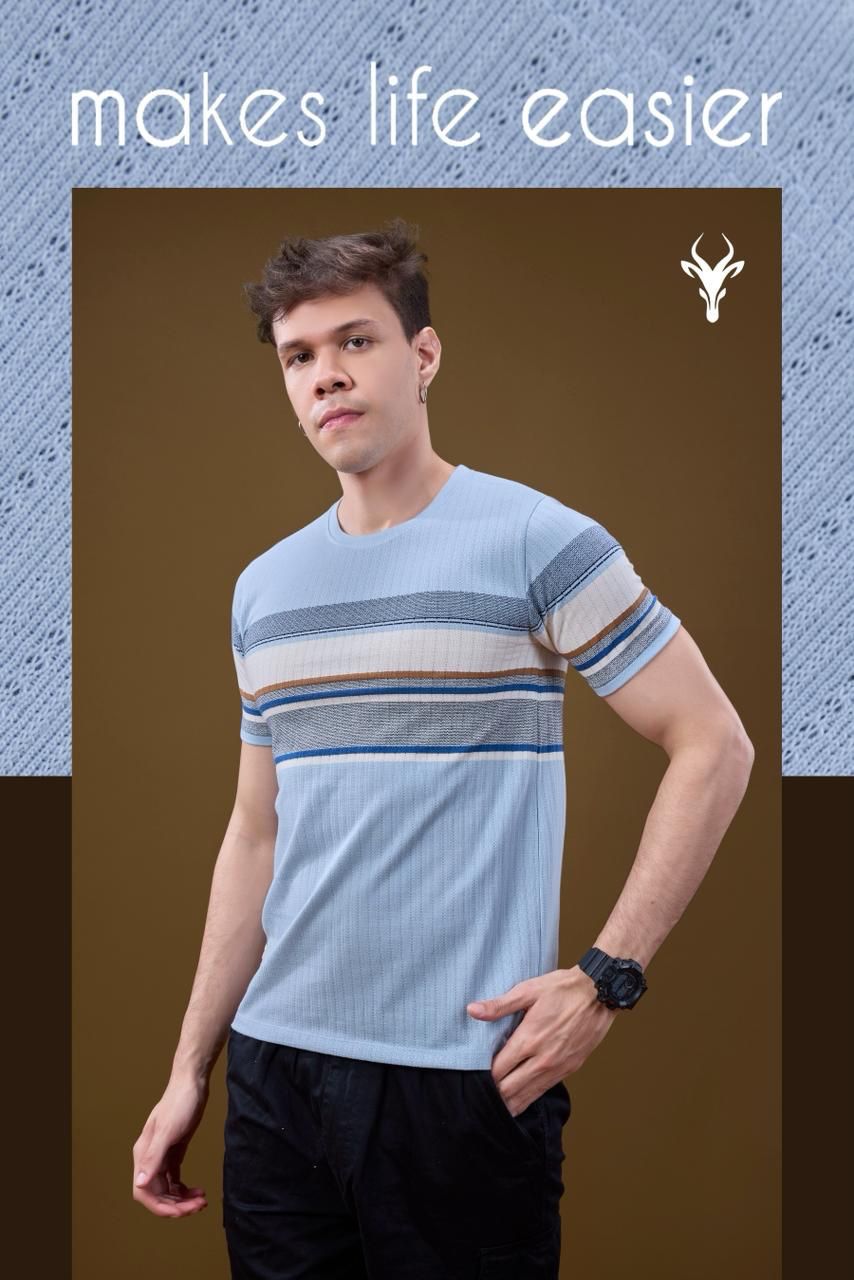 695 Se 19-22 Oddy Boy Auto Stripes Mens Tshirts Wholesaler India
