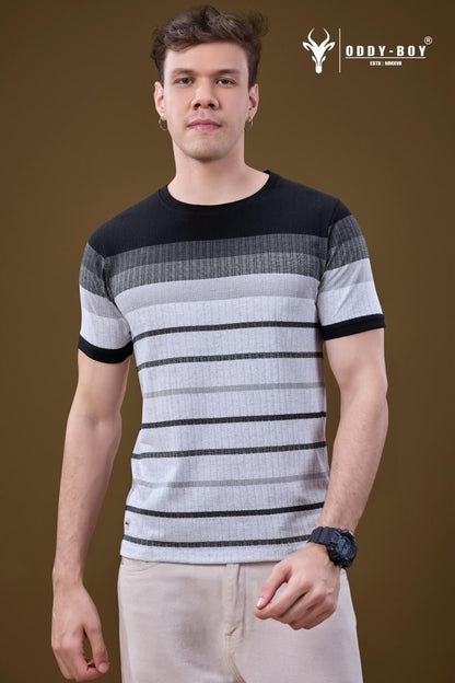 695 Se 19-22 Oddy Boy Auto Stripes Mens Tshirts Wholesaler India