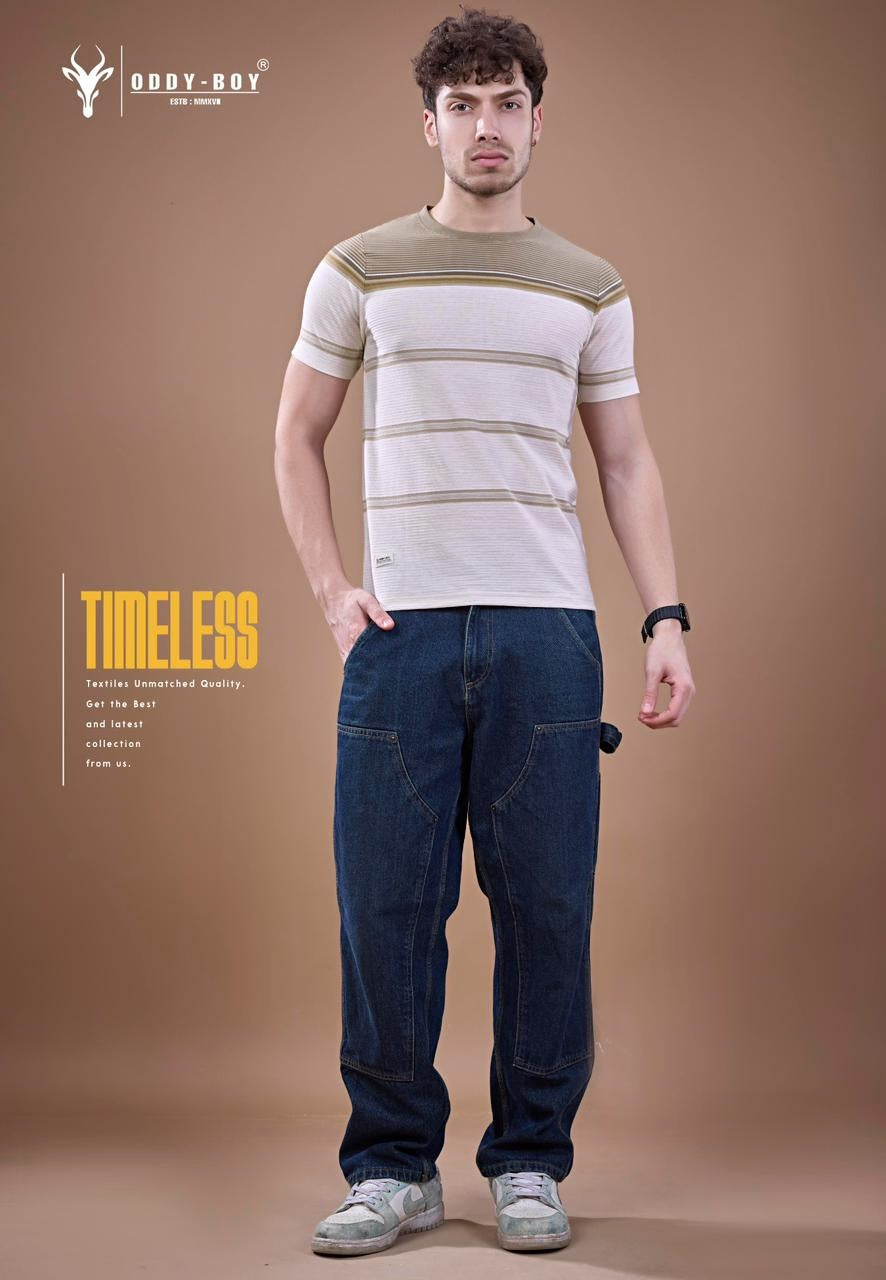 699 Se 19-22 Oddy Boy Auto Stripes Mens Tshirts Wholesaler