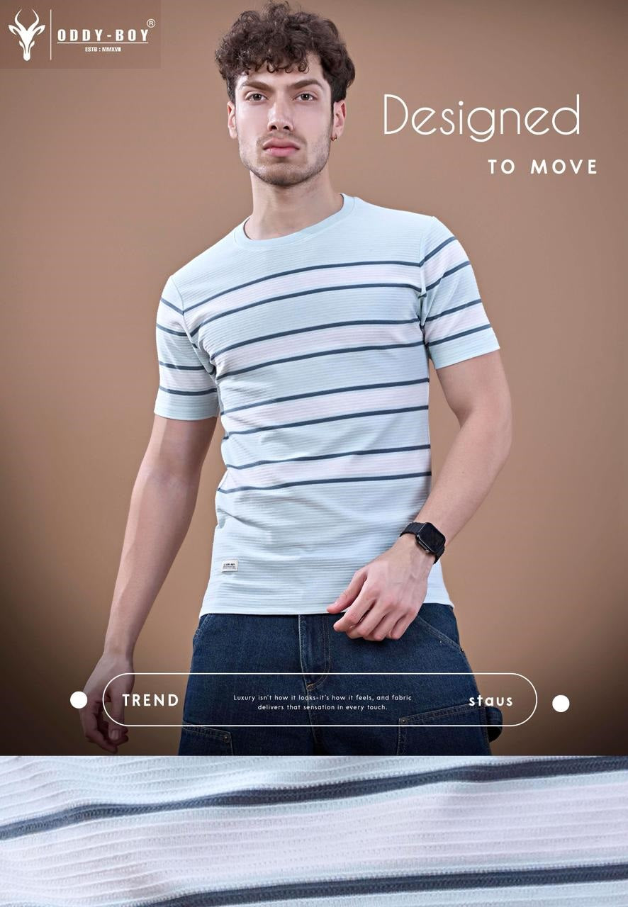 699 Se 19-22 Oddy Boy Auto Stripes Mens Tshirts Wholesaler