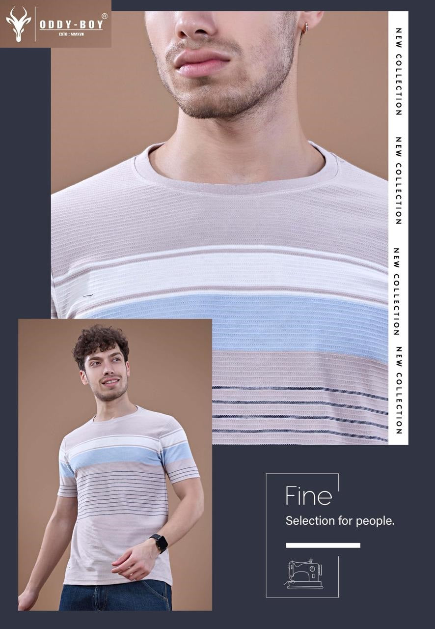 699 Se 19-22 Oddy Boy Auto Stripes Mens Tshirts Wholesaler