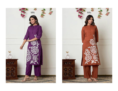 6 Buttons 1606 Mfs Cotton Co Ord Set Supplier India