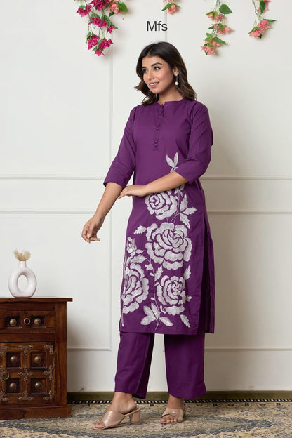 6 Buttons 1606 Mfs Cotton Co Ord Set Supplier India