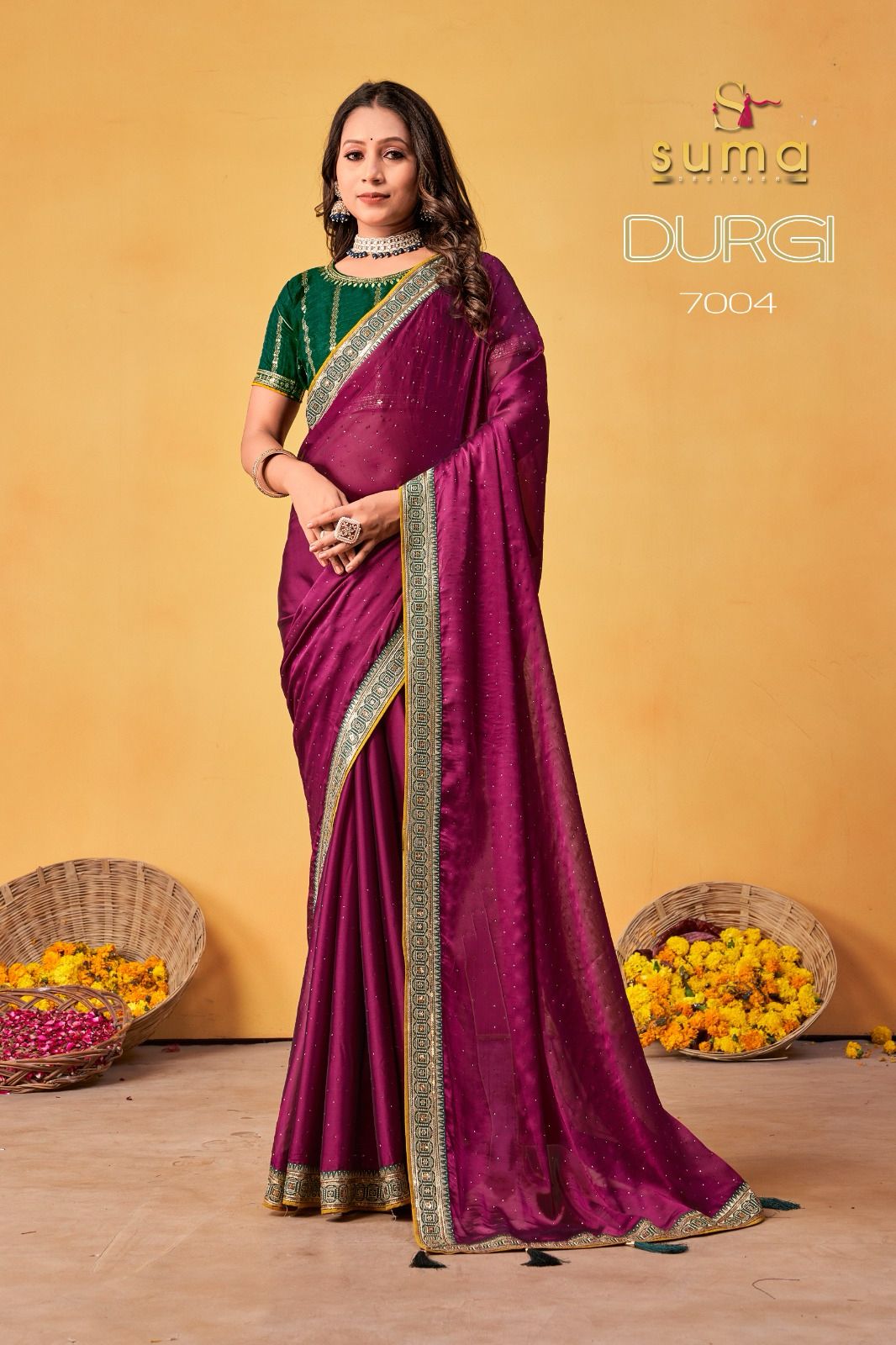 7001 To 7009 Durga Suma Designer Rangoli Sarees Wholesale Price