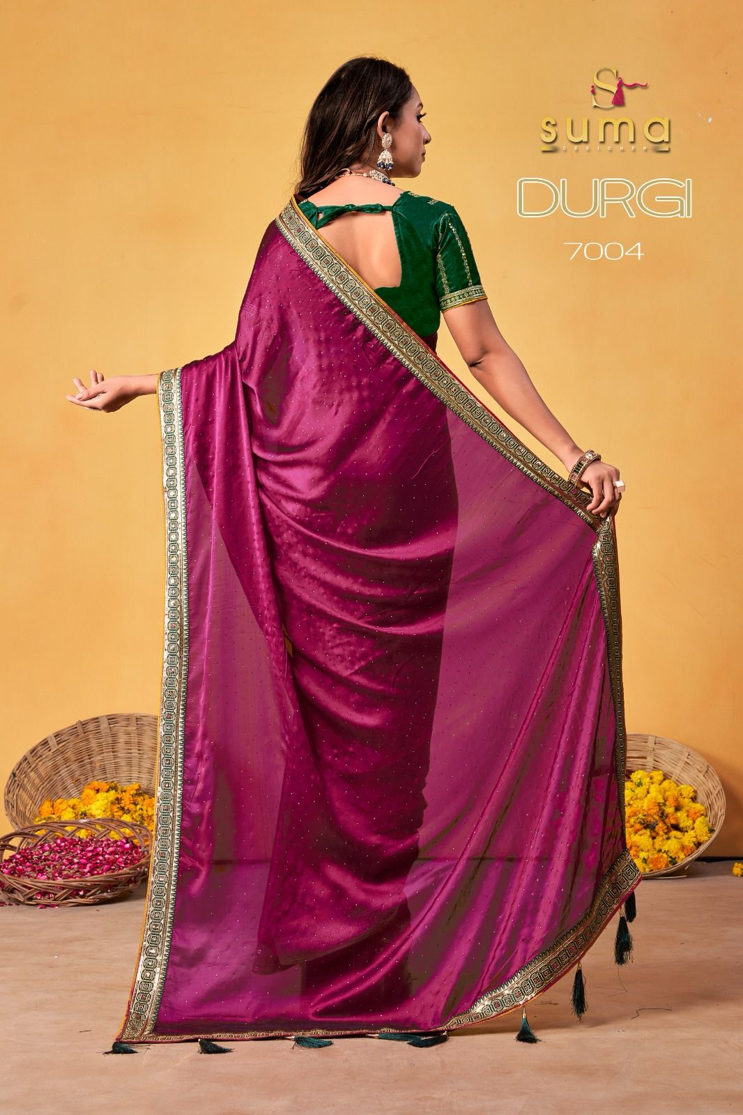 7001 To 7009 Durga Suma Designer Rangoli Sarees Wholesale Price