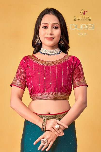 7001 To 7009 Durga Suma Designer Rangoli Sarees Wholesale Price