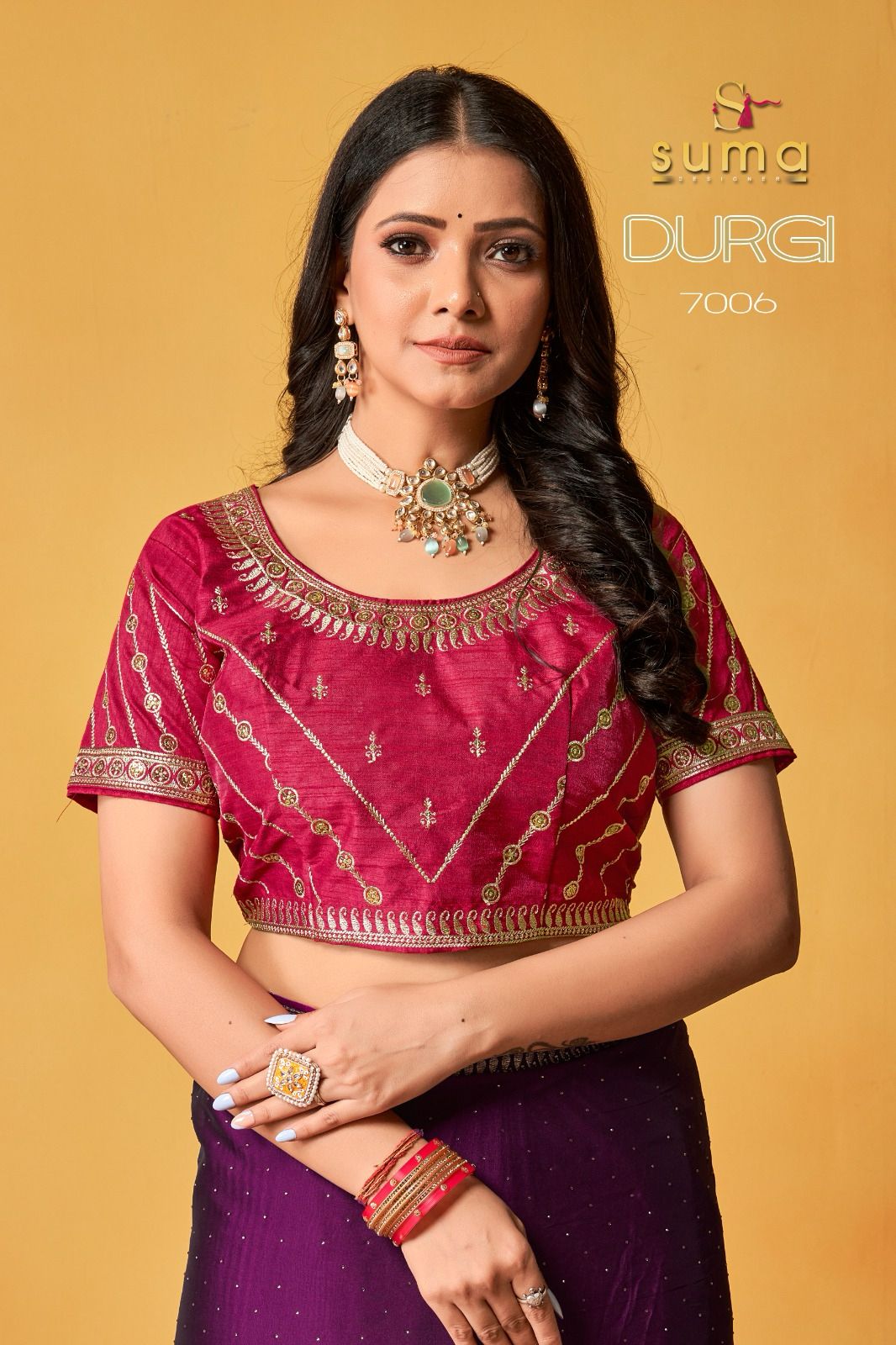 7001 To 7009 Durga Suma Designer Rangoli Sarees Wholesale Price