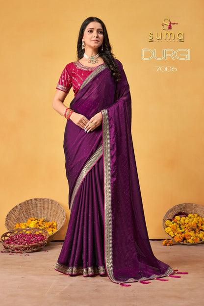 7001 To 7009 Durga Suma Designer Rangoli Sarees Wholesale Price