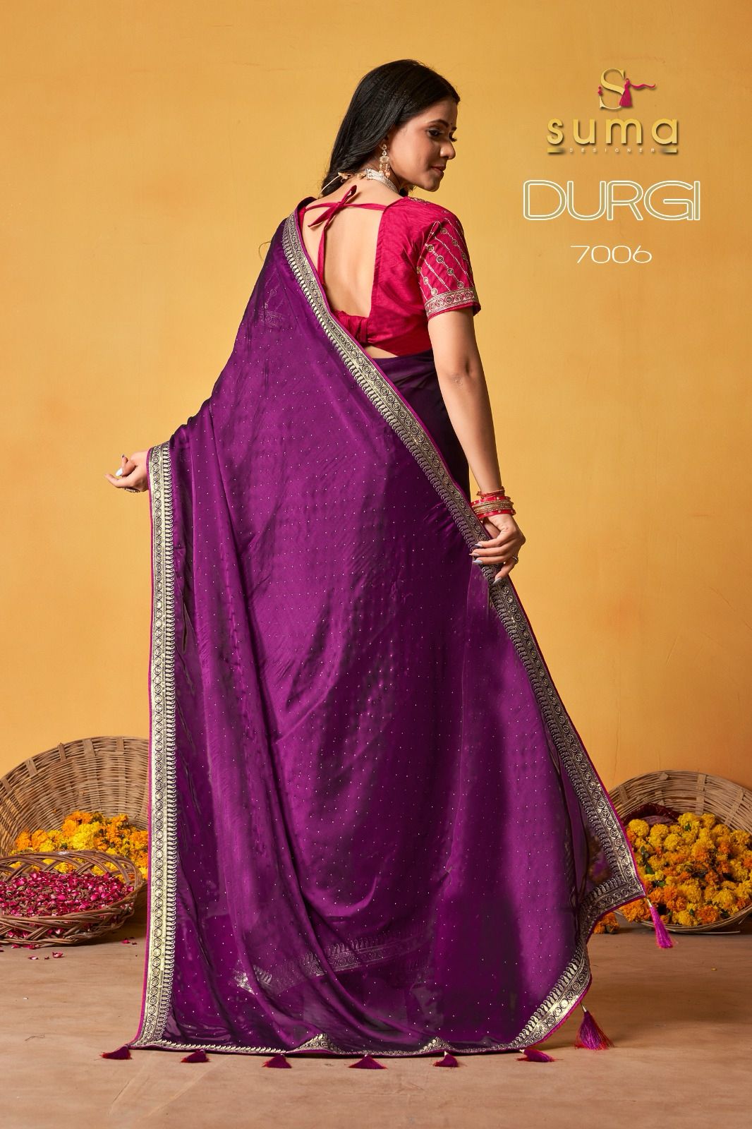 7001 To 7009 Durga Suma Designer Rangoli Sarees Wholesale Price