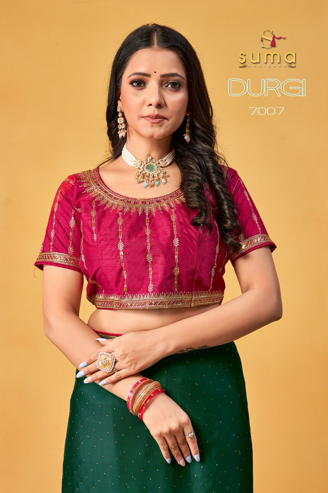 7001 To 7009 Durga Suma Designer Rangoli Sarees Wholesale Price