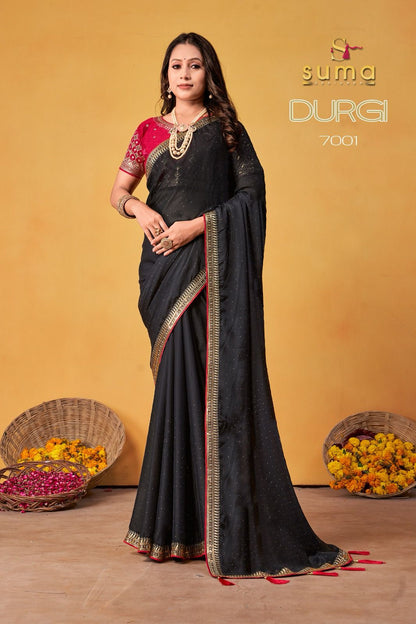 7001 To 7009 Durga Suma Designer Rangoli Sarees Wholesale Price