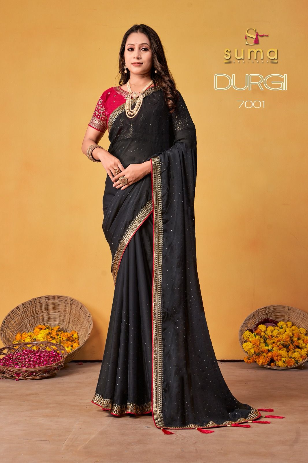 7001 To 7009 Durga Suma Designer Rangoli Sarees Wholesale Price