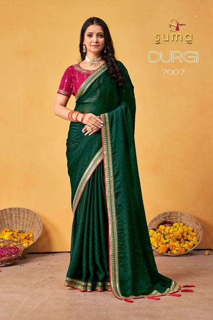 7001 To 7009 Durga Suma Designer Rangoli Sarees Wholesale Price