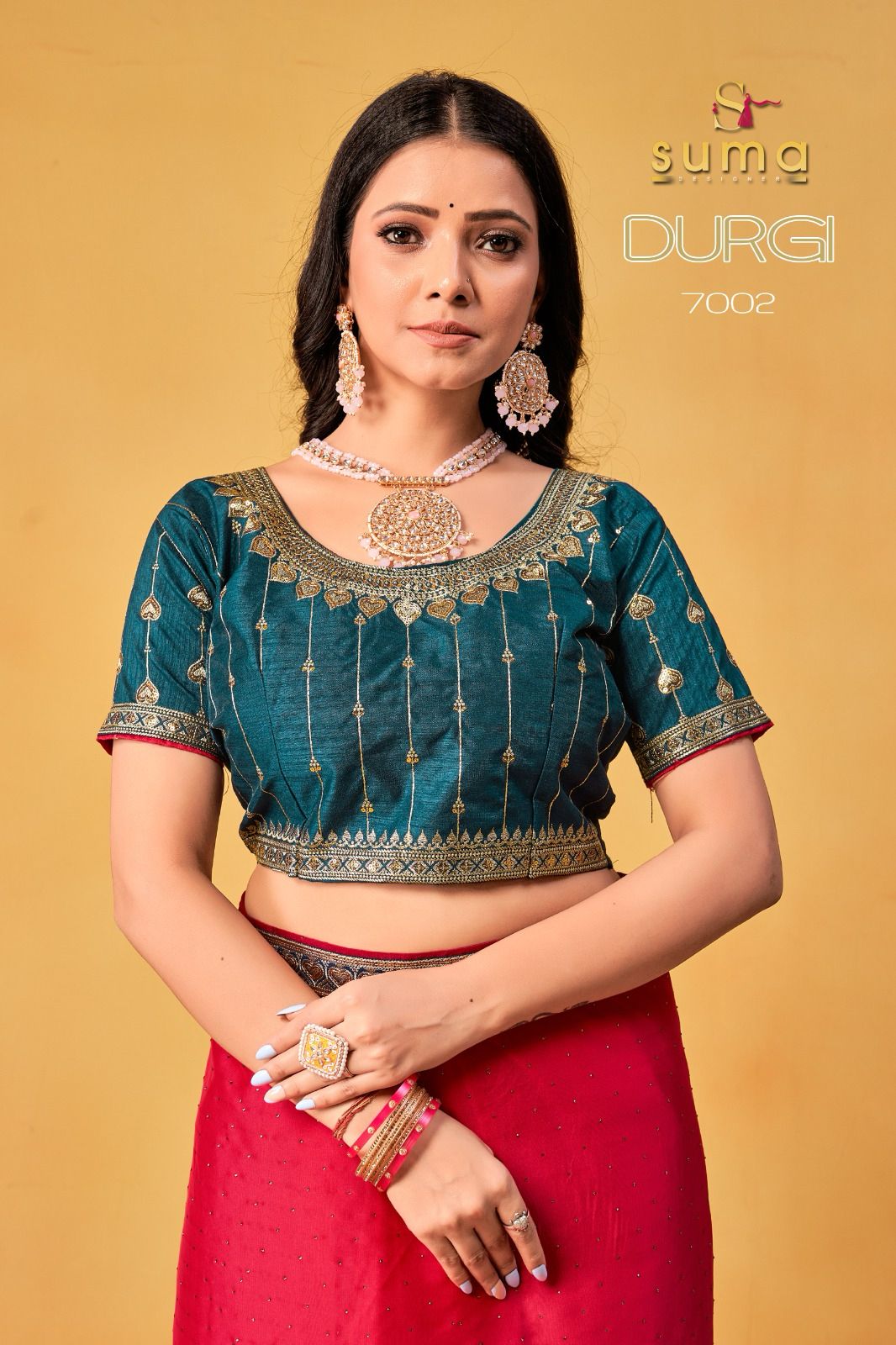 7001 To 7009 Durga Suma Designer Rangoli Sarees Wholesale Price