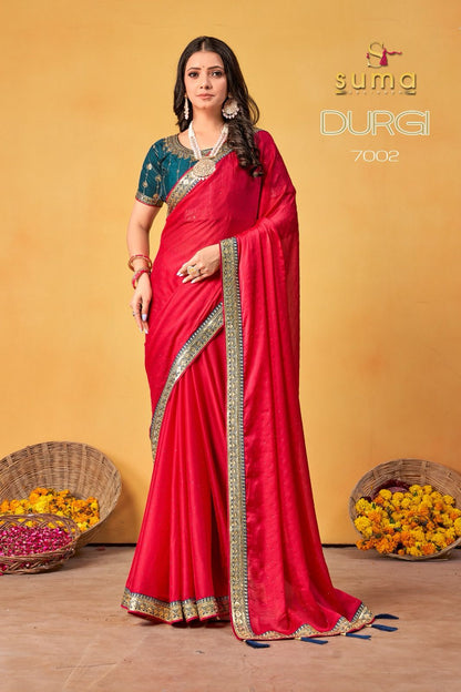 7001 To 7009 Durga Suma Designer Rangoli Sarees Wholesale Price