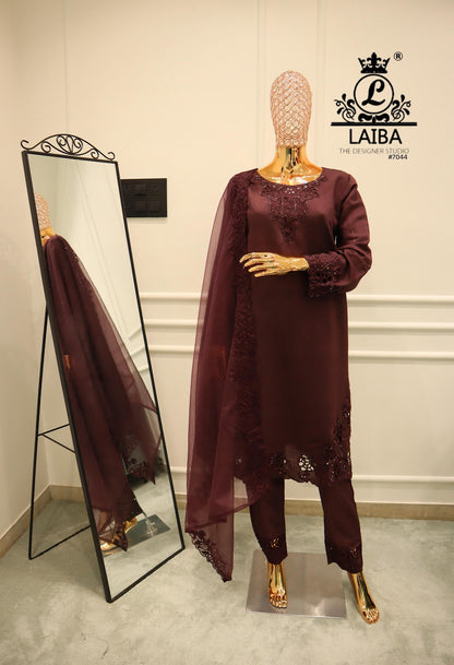 7044 Laiba Pure Viscose Pakistani Readymade Suits Manufacturer