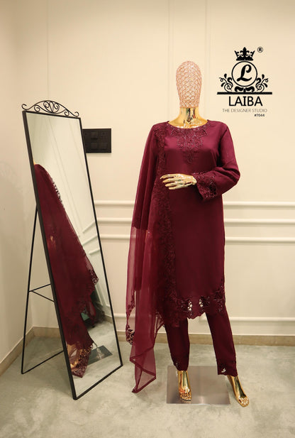 7044 Laiba Pure Viscose Pakistani Readymade Suits Manufacturer