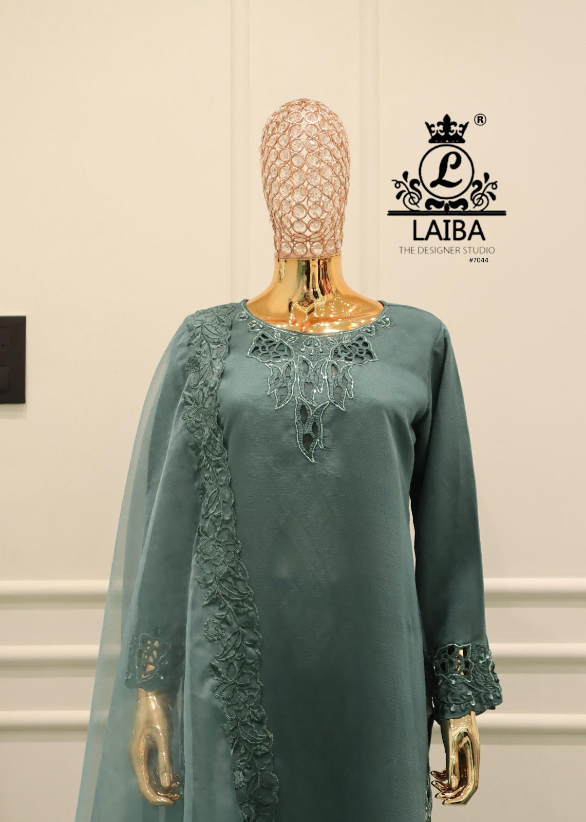 7044 Laiba Pure Viscose Pakistani Readymade Suits Manufacturer