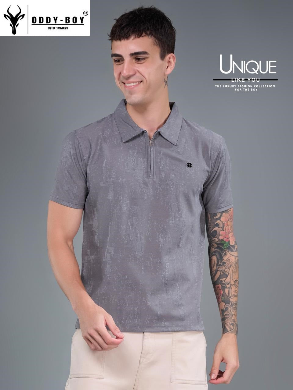 704 Vhpe 19-21 Zipper Oddy Boy Imported Mens Tshirts Wholesale Price