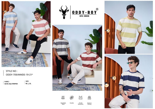 709 Mmde 19-21 Oddy Boy Stripper Mens Tshirts Wholesaler India