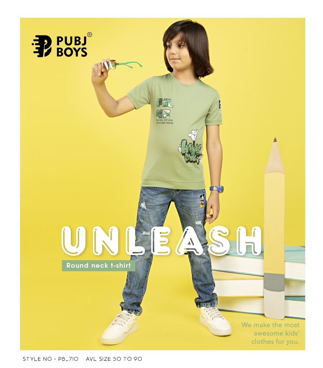 710 Pubj Imported Boys Tshirt