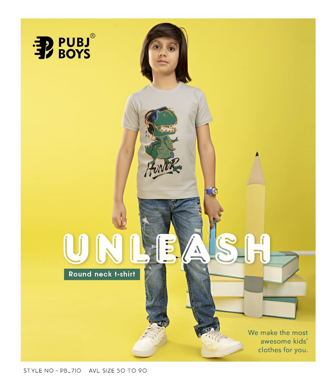 710 Pubj Imported Boys Tshirt