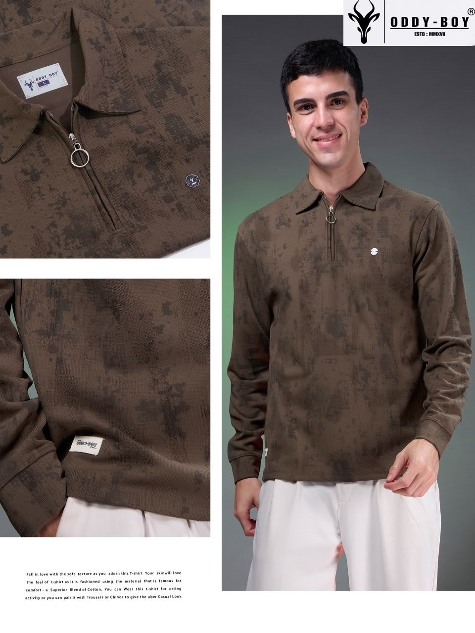 711 Tshe 19-21 Polo Oddy Boy Imported Mens Tshirts Exporter India