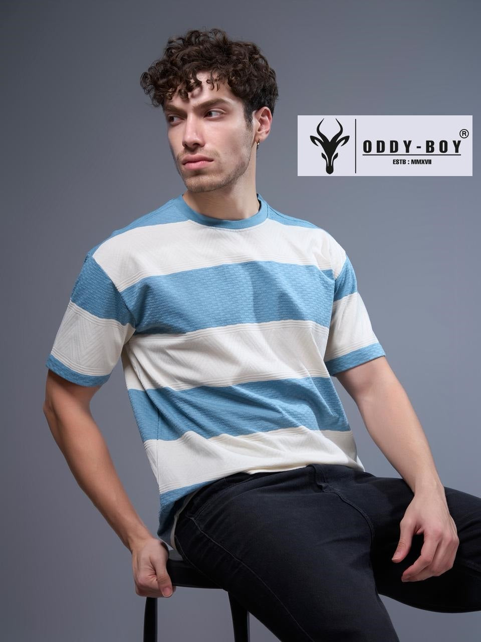 712/Hhpsd-19-21 Oddy Boy Jacquard Mens Tshirts Supplier India