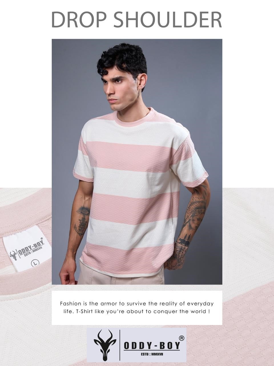 712/Hhpsd-19-21 Oddy Boy Jacquard Mens Tshirts Supplier India