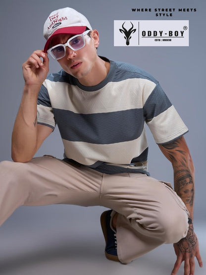 712/Hhpsd-19-21 Oddy Boy Jacquard Mens Tshirts Supplier India