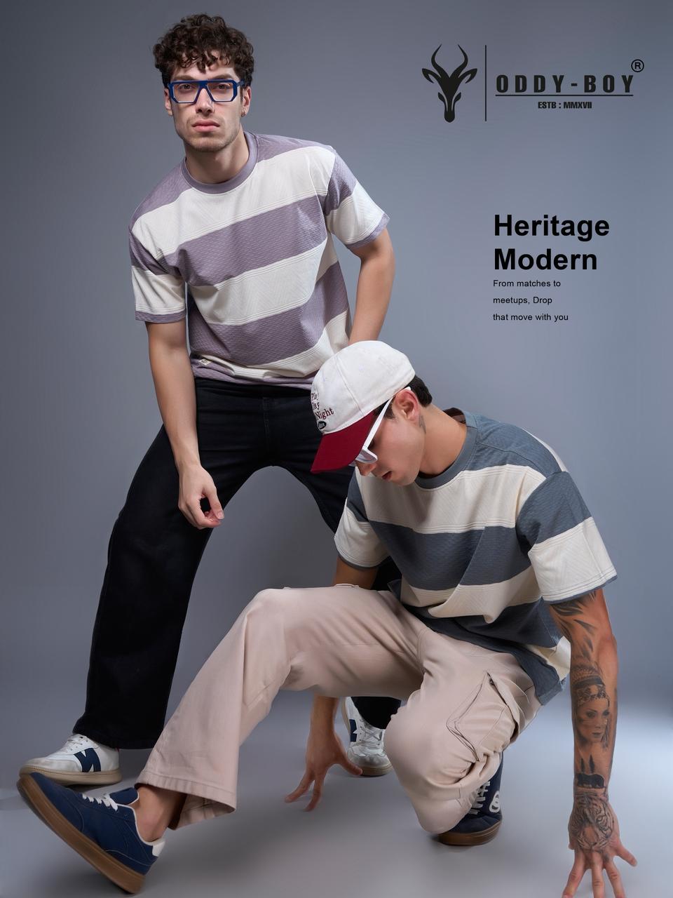 712/Hhpsd-19-21 Oddy Boy Jacquard Mens Tshirts Supplier India