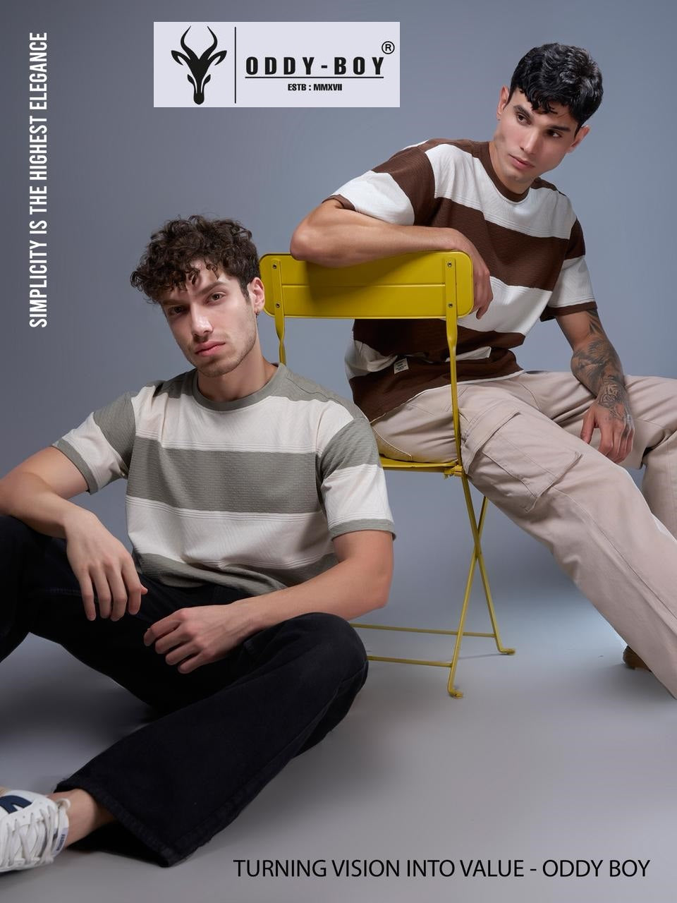 712/Hhpsd-19-21 Oddy Boy Jacquard Mens Tshirts Supplier India
