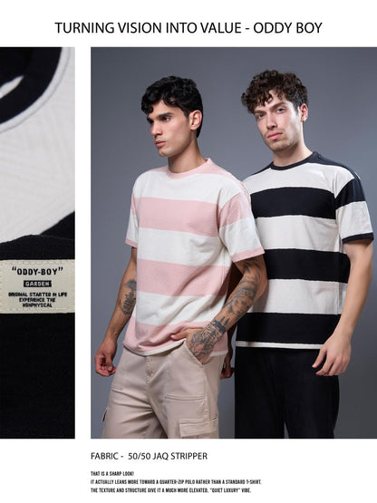712/Hhpsd-19-21 Oddy Boy Jacquard Mens Tshirts Supplier India