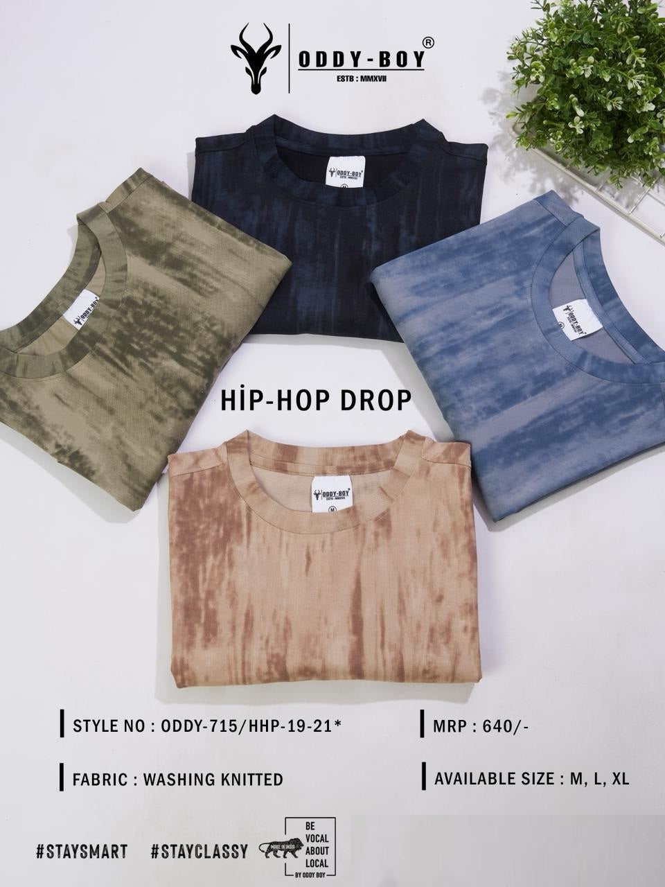 715 Hhp-19-21 Drop Shoulder Oddy Boy Knit Mens Tshirts Supplier India