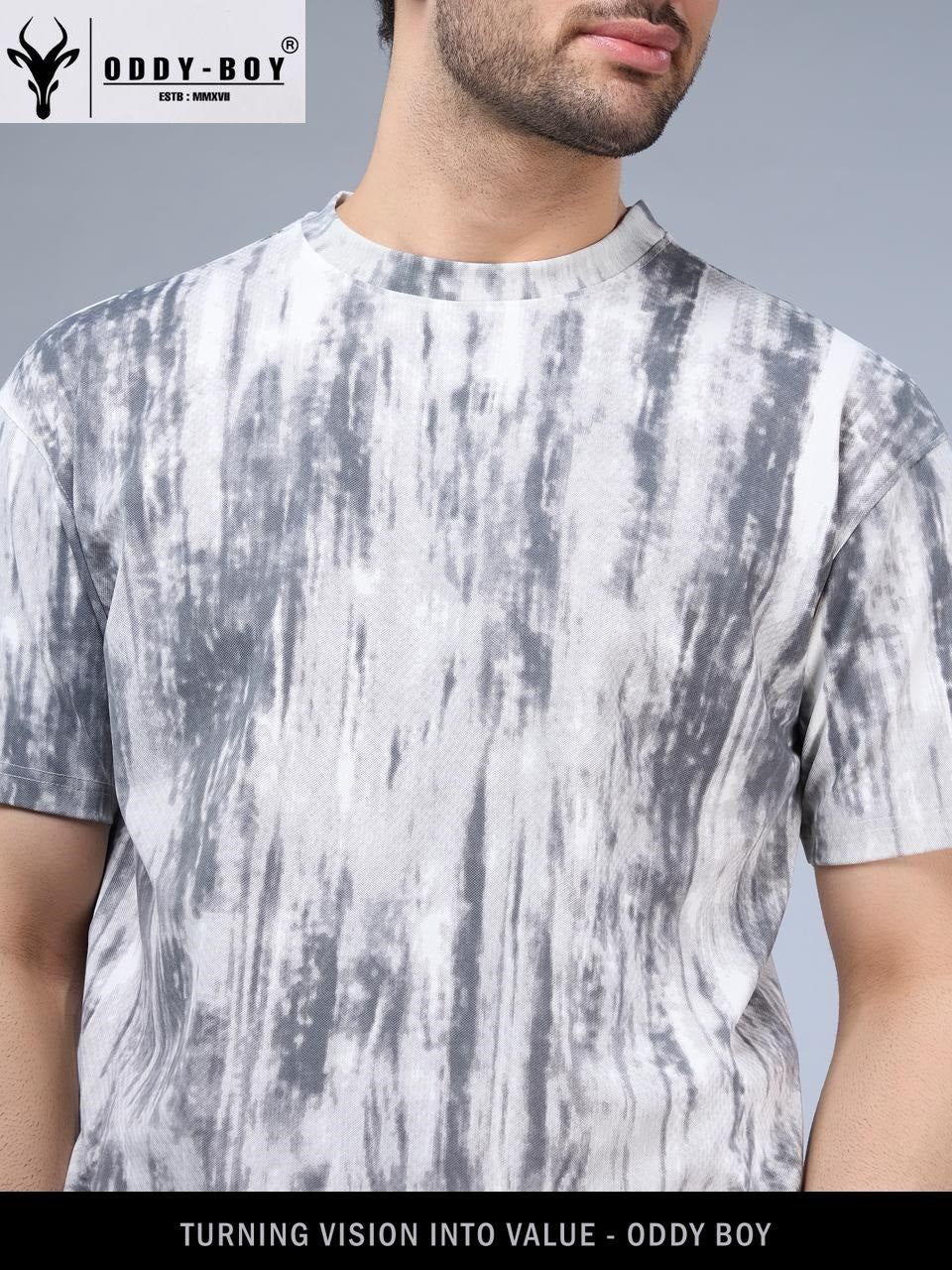 715 Hhp-19-21 Drop Shoulder Oddy Boy Knit Mens Tshirts Supplier India