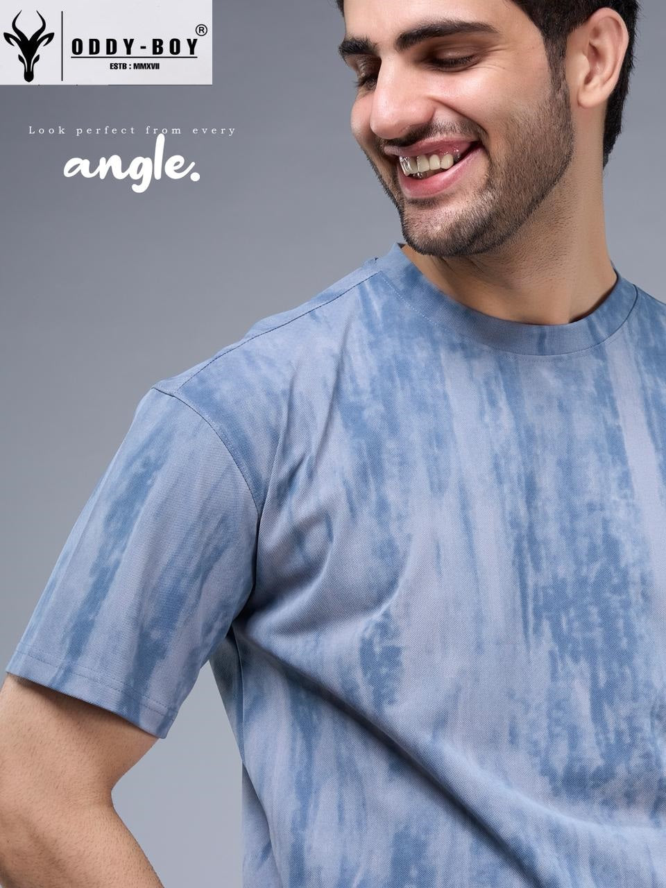 715 Hhp-19-21 Drop Shoulder Oddy Boy Knit Mens Tshirts Supplier India