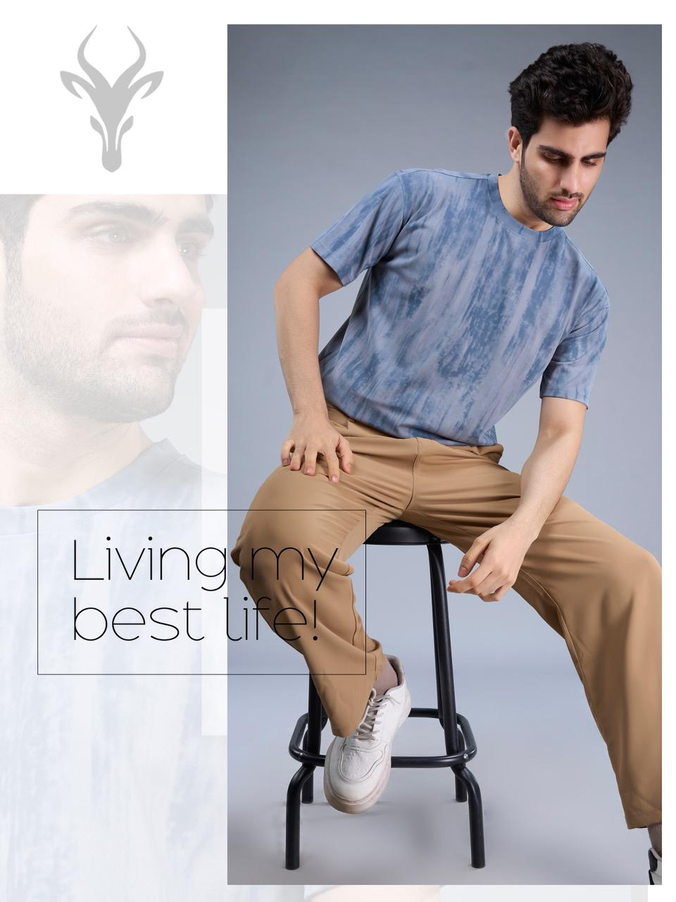 715 Hhp-19-21 Drop Shoulder Oddy Boy Knit Mens Tshirts Supplier India