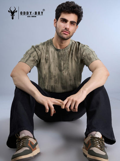 715 Hhp-19-21 Drop Shoulder Oddy Boy Knit Mens Tshirts Supplier India