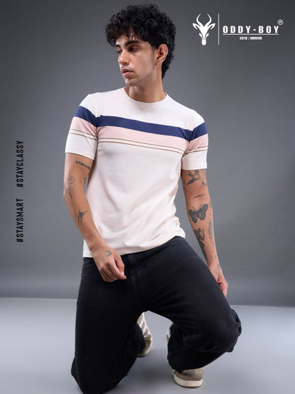 718 Se 19-22 Oddy Boy Auto Stripes Mens Tshirts Manufacturer India